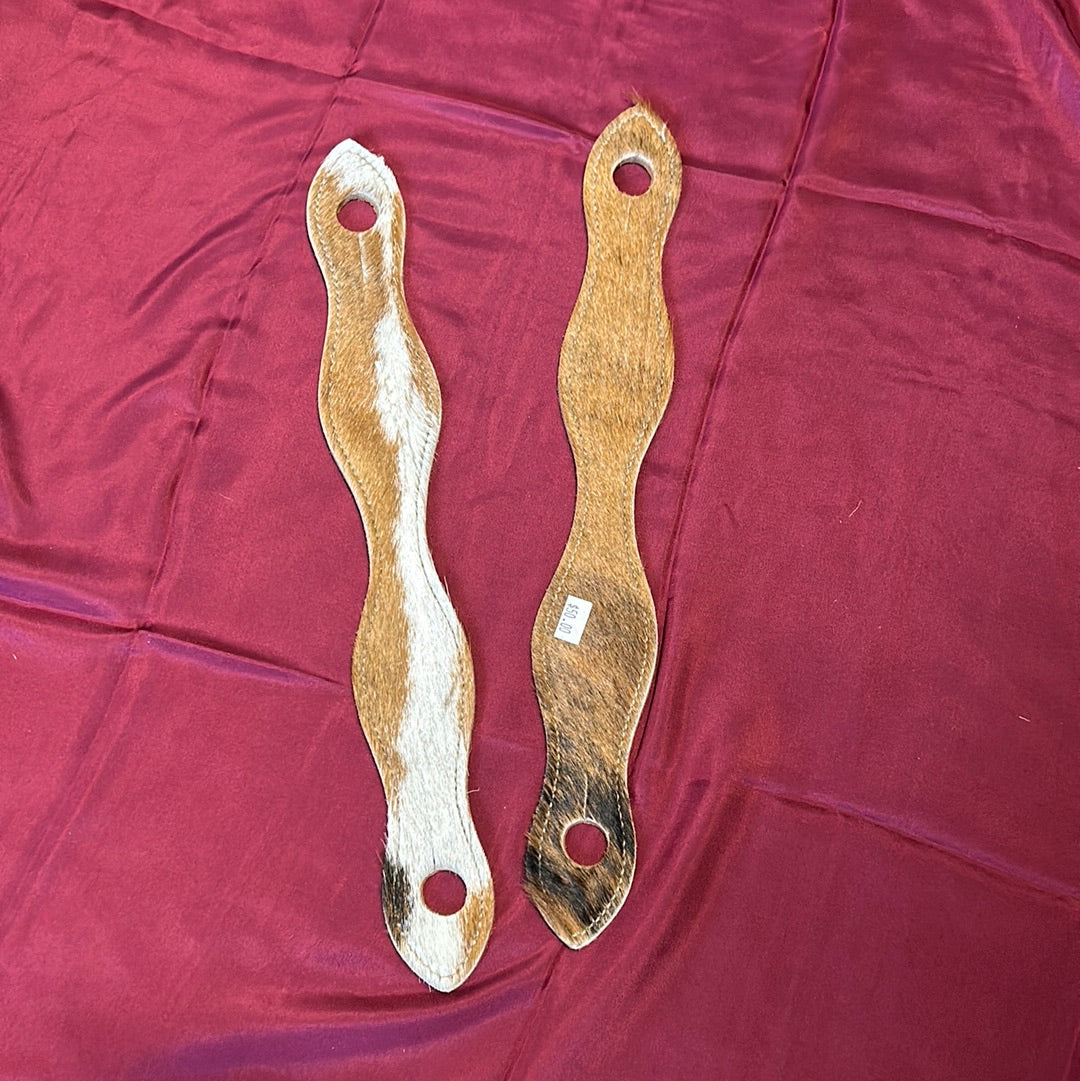 Cowhide Brown Slobber Straps
