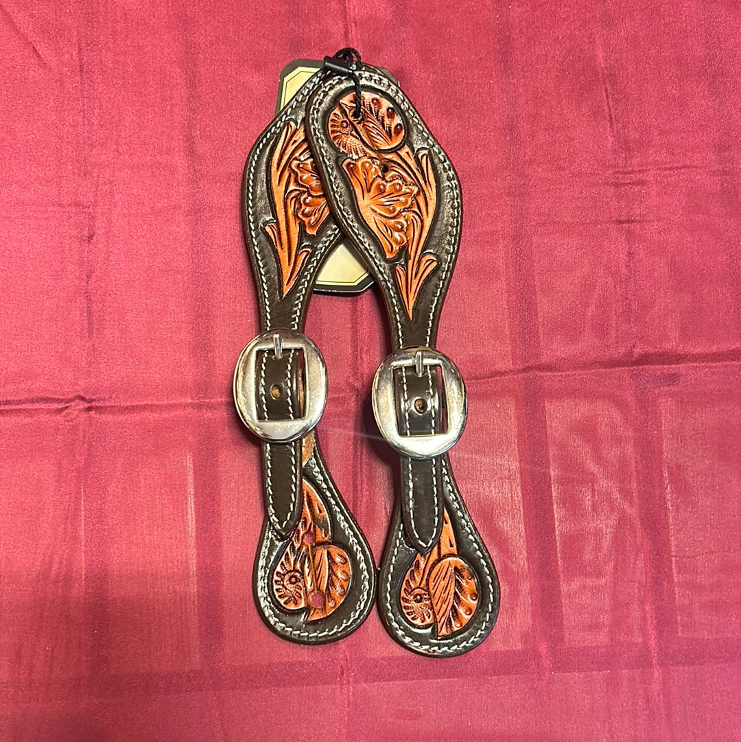 Professional's Choice Floral Spur Straps