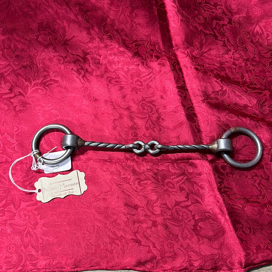Nolan Hansen Twisted Dog Bone Snaffle Bit