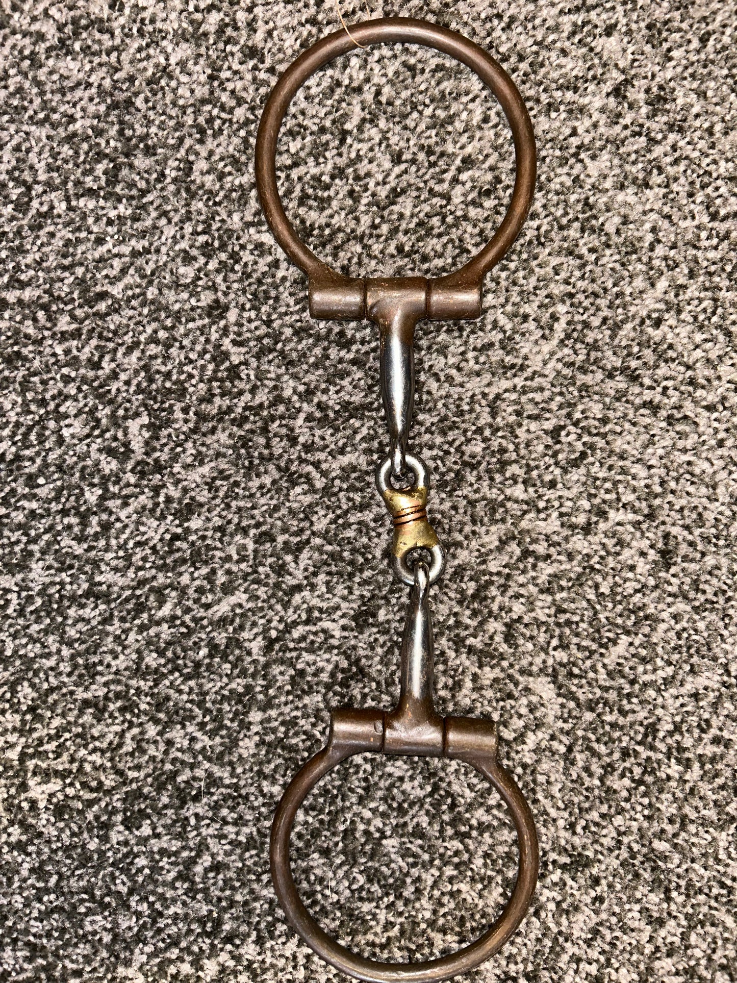Weaver Offset D Ring Dog Bone Snaffle Bit