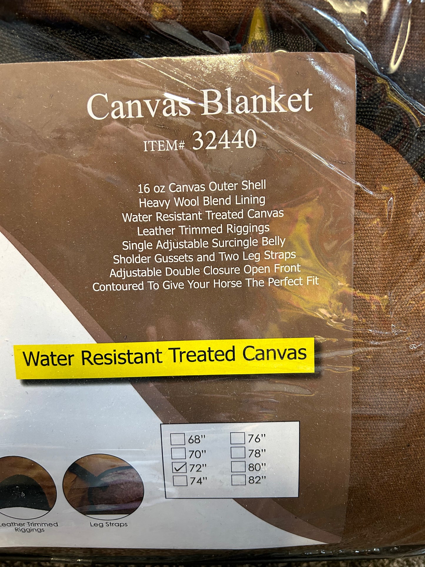 Canvas Horse Blanket