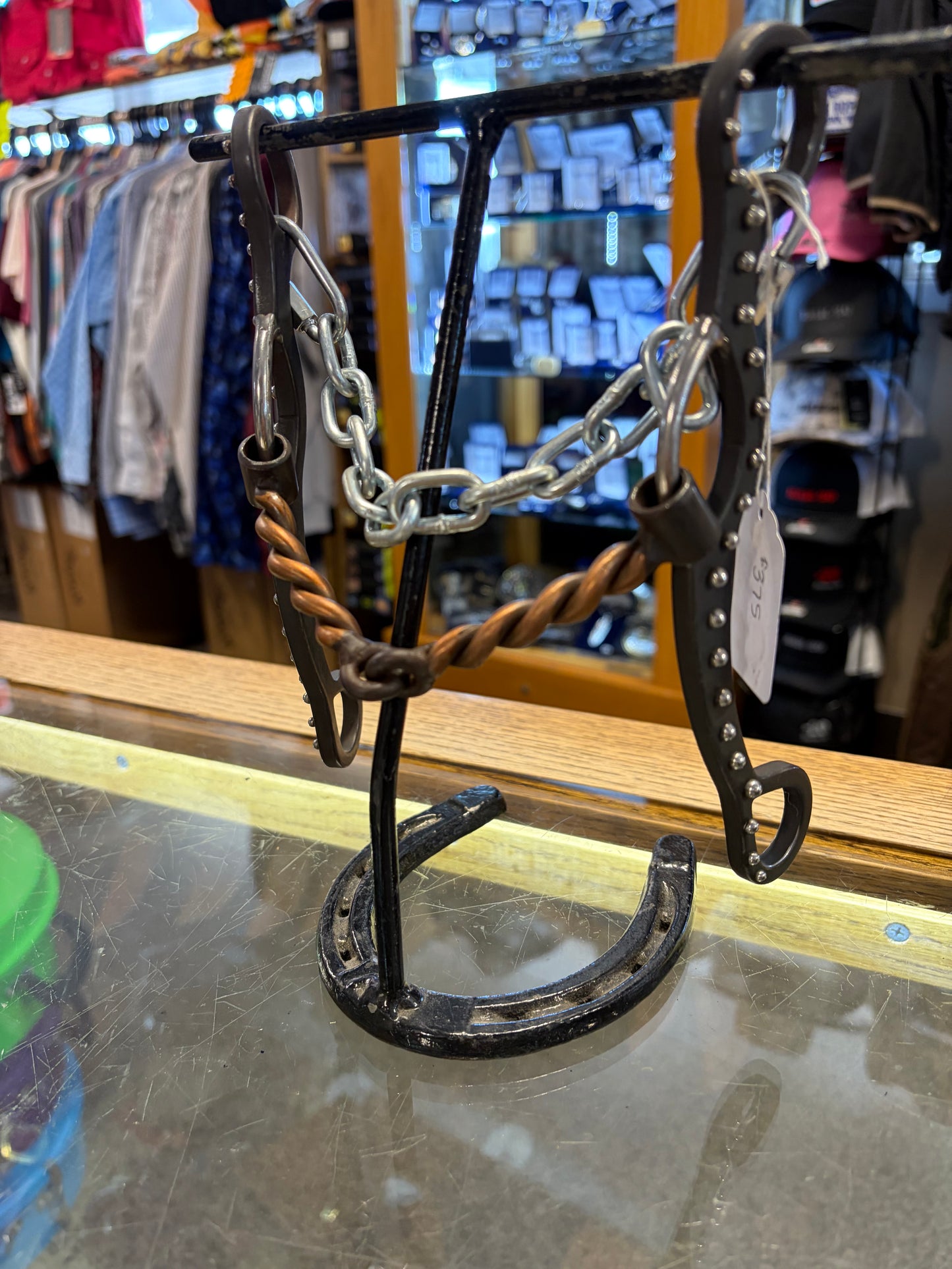 Tristan Mahoney Twisted Snaffle Shank Bit with Gag