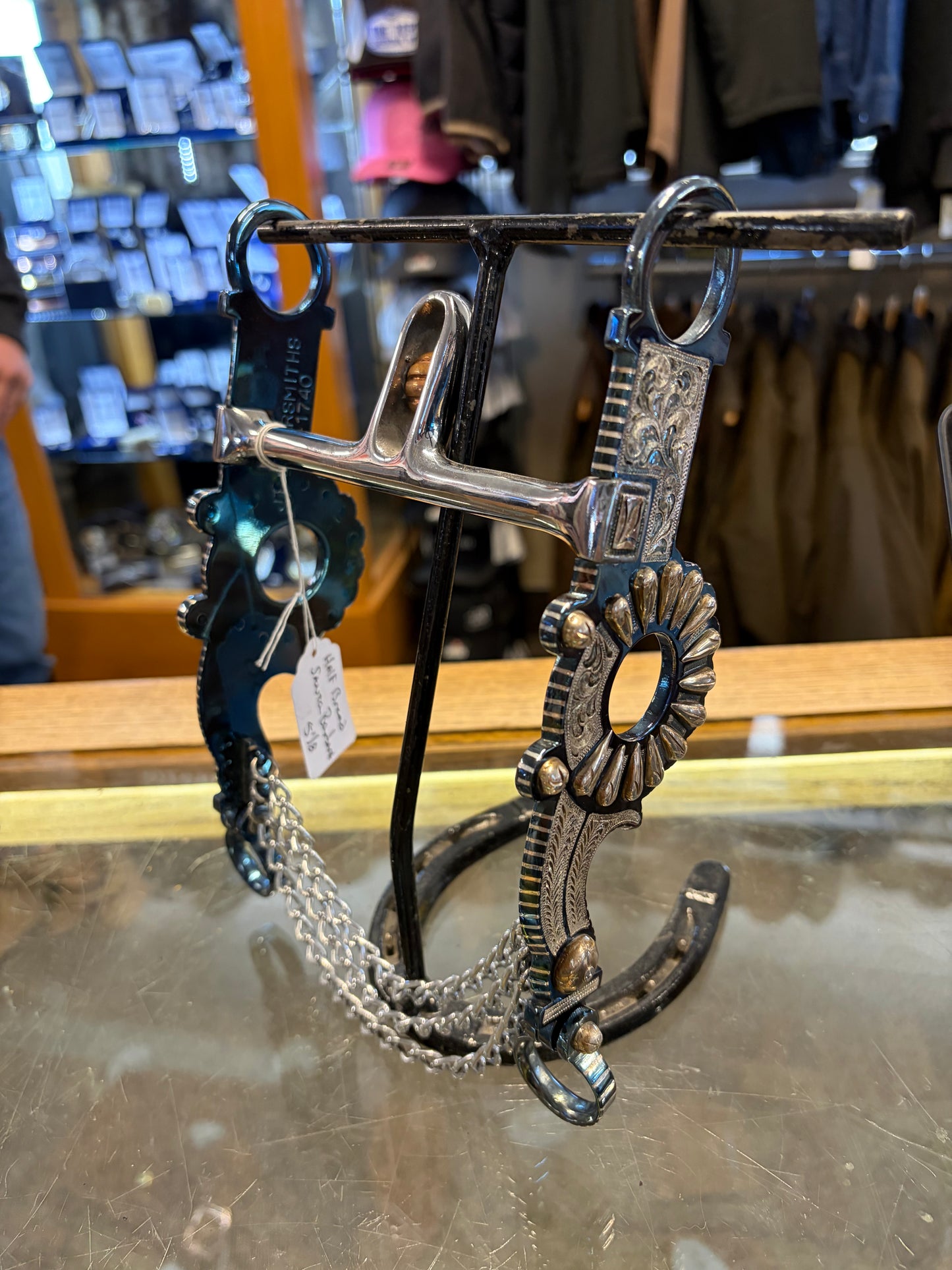 JT Silversmiths Half Breed Santa Barbara Bit