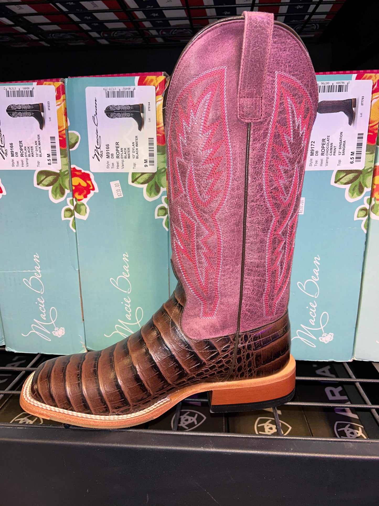 Women's Macie Bean Caiman Print Boot