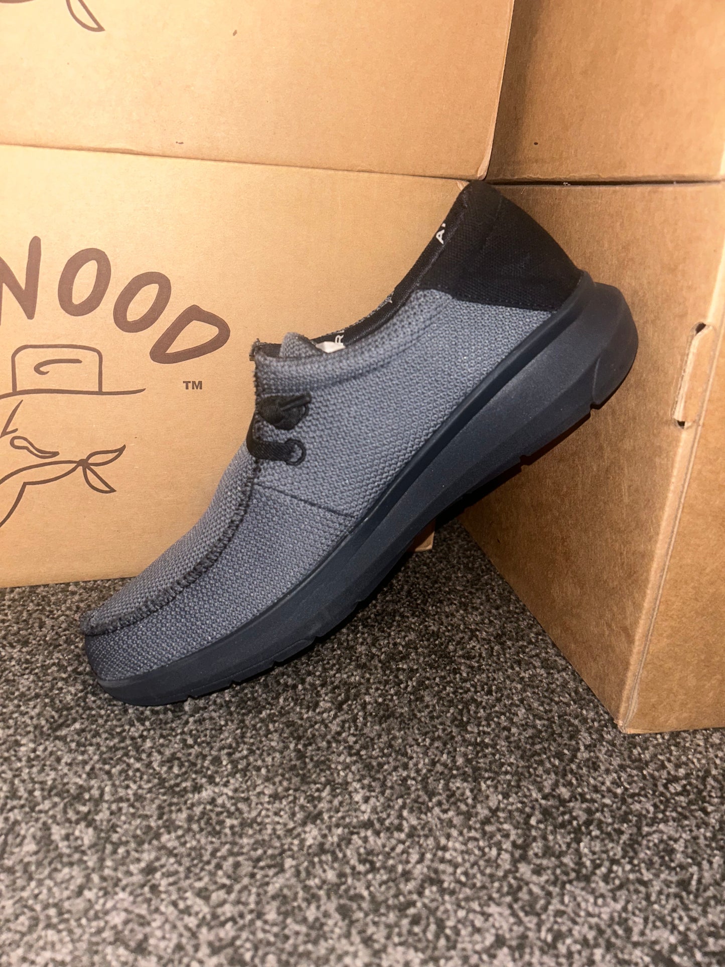 Men's Ariat Heather Smoke/Black Shoe