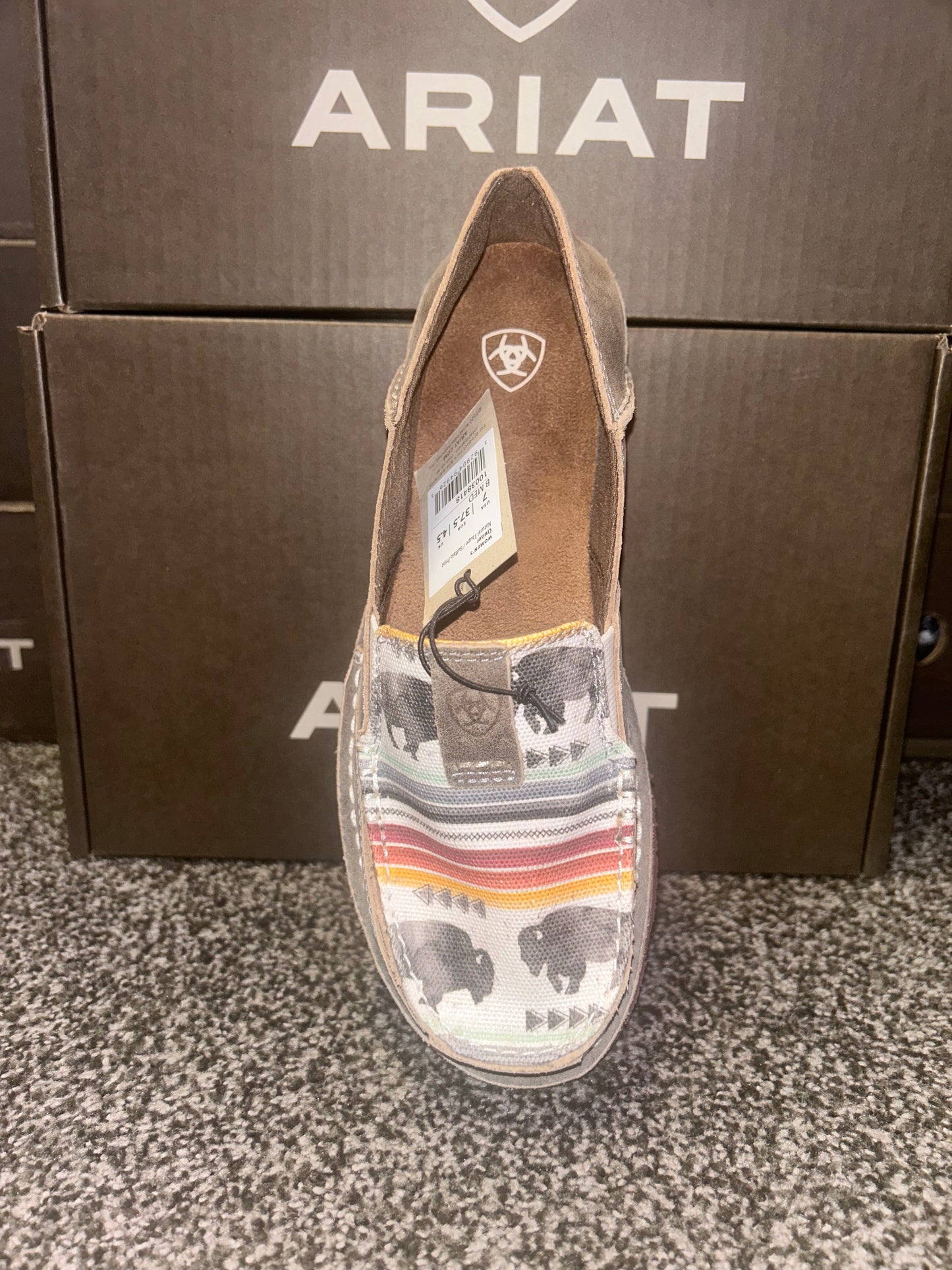 Women's Ariat Buffalo Print Cruiser Shoe
