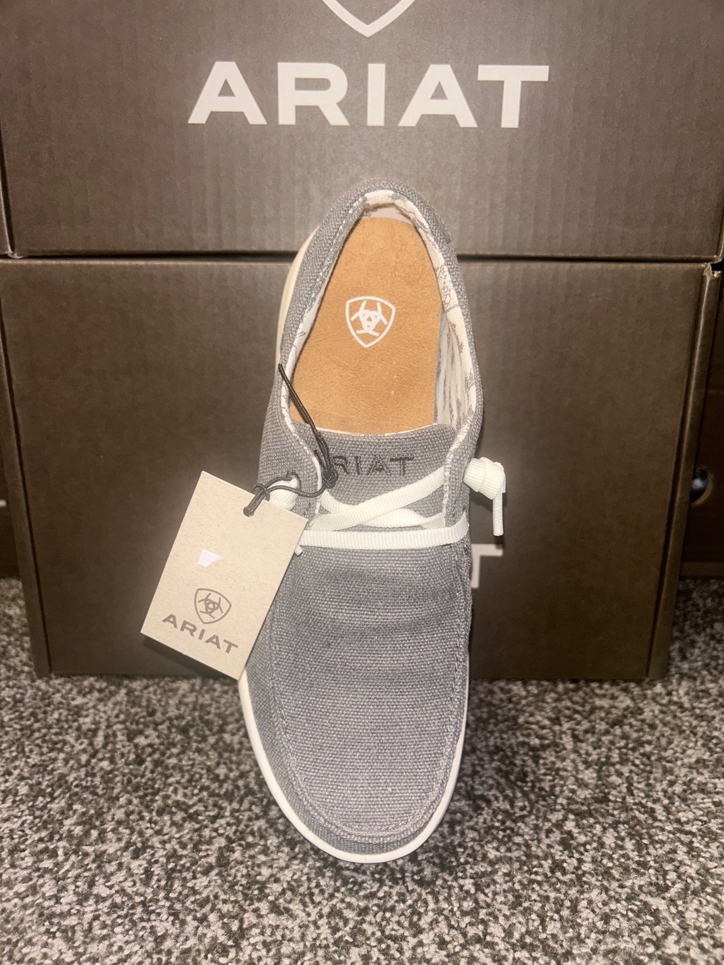 Women's Ariat Washed Black Shoe