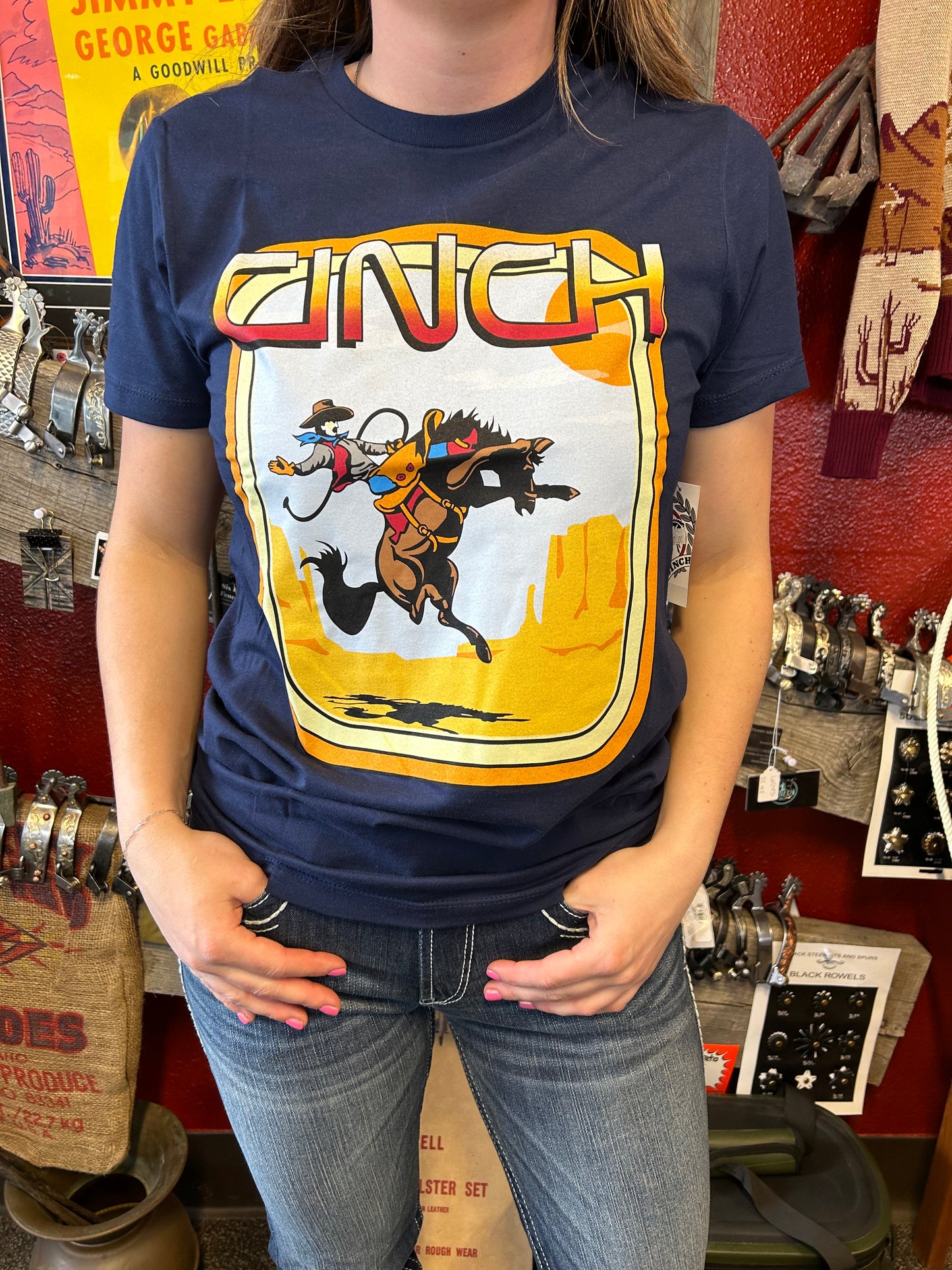 Cinch Bucking Horse T-Shirt Unisex