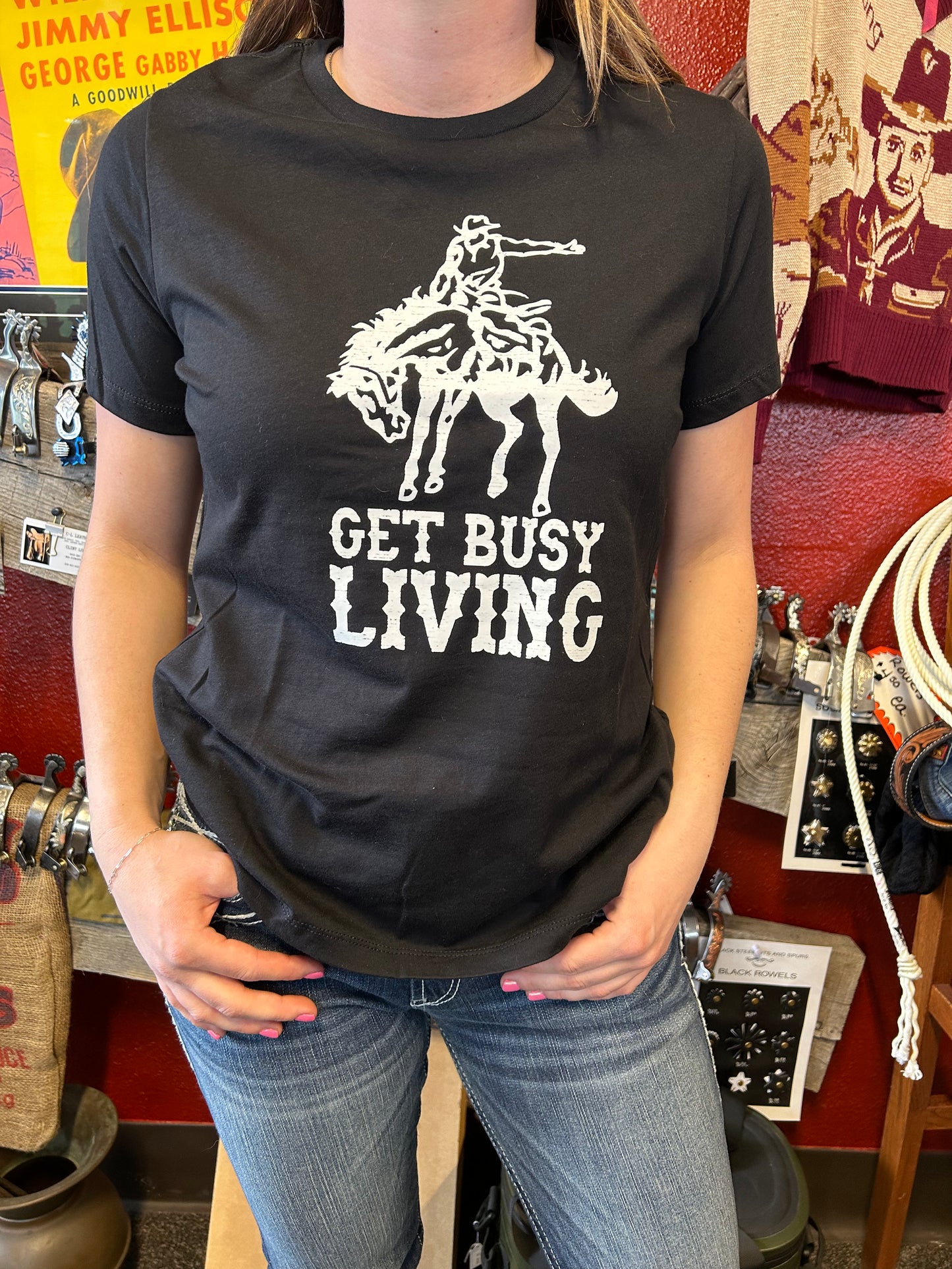 Get Busy Living Women's T-Shirt