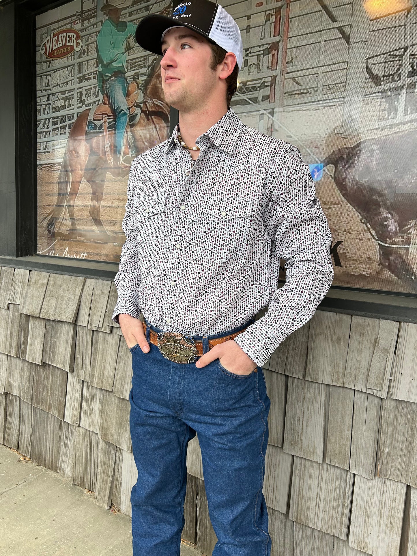 Wrangler Men's 20x Competition Advanced Comfort Pearl Snap Shirt