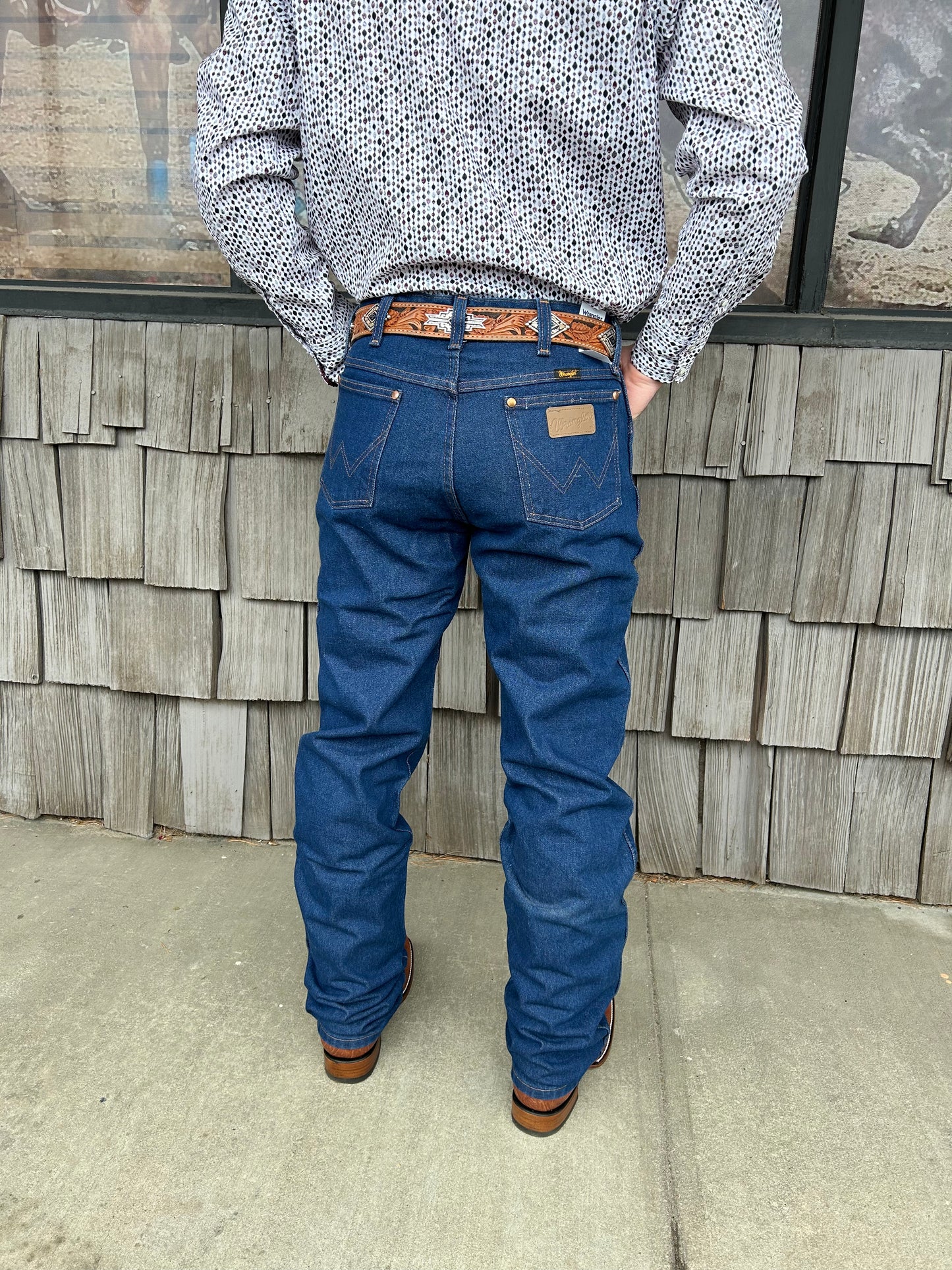 Wrangler Men's 13MWZ Origional Fit Pre-Wash Cowboy Cut Jeans