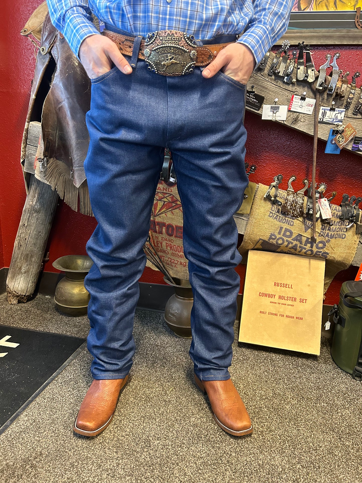 Wrangler Men’s 13MWZ Original Fit Cowboy Cut Jeans