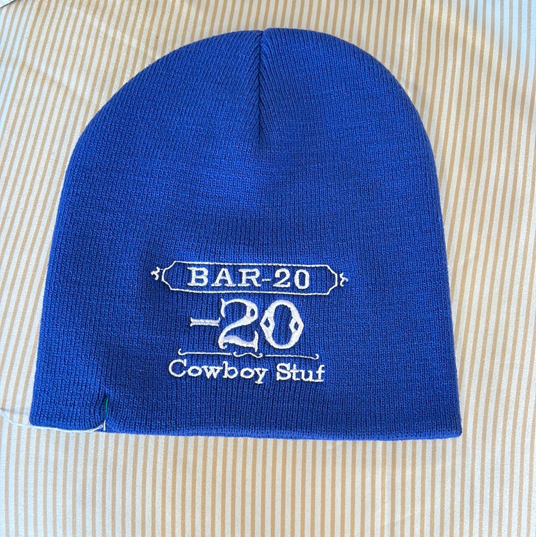 Bar 20 Beanie Blue
