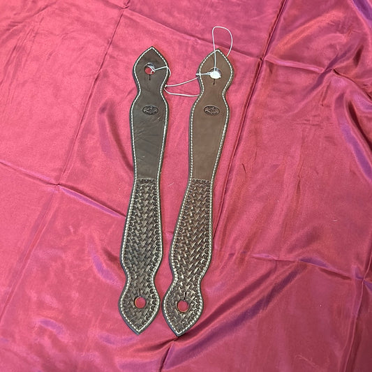 Handmade Stitched Slobber Straps Chocolate