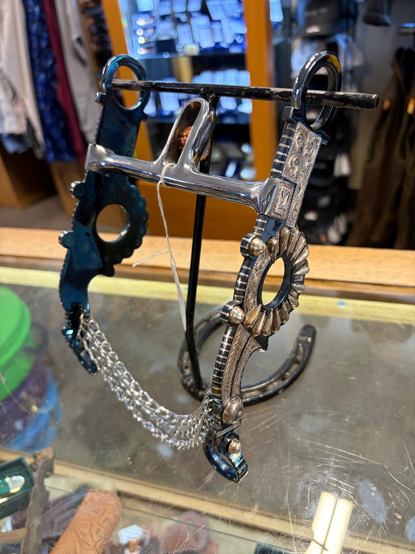 JT Silversmiths Half Breed Santa Barbara Bit