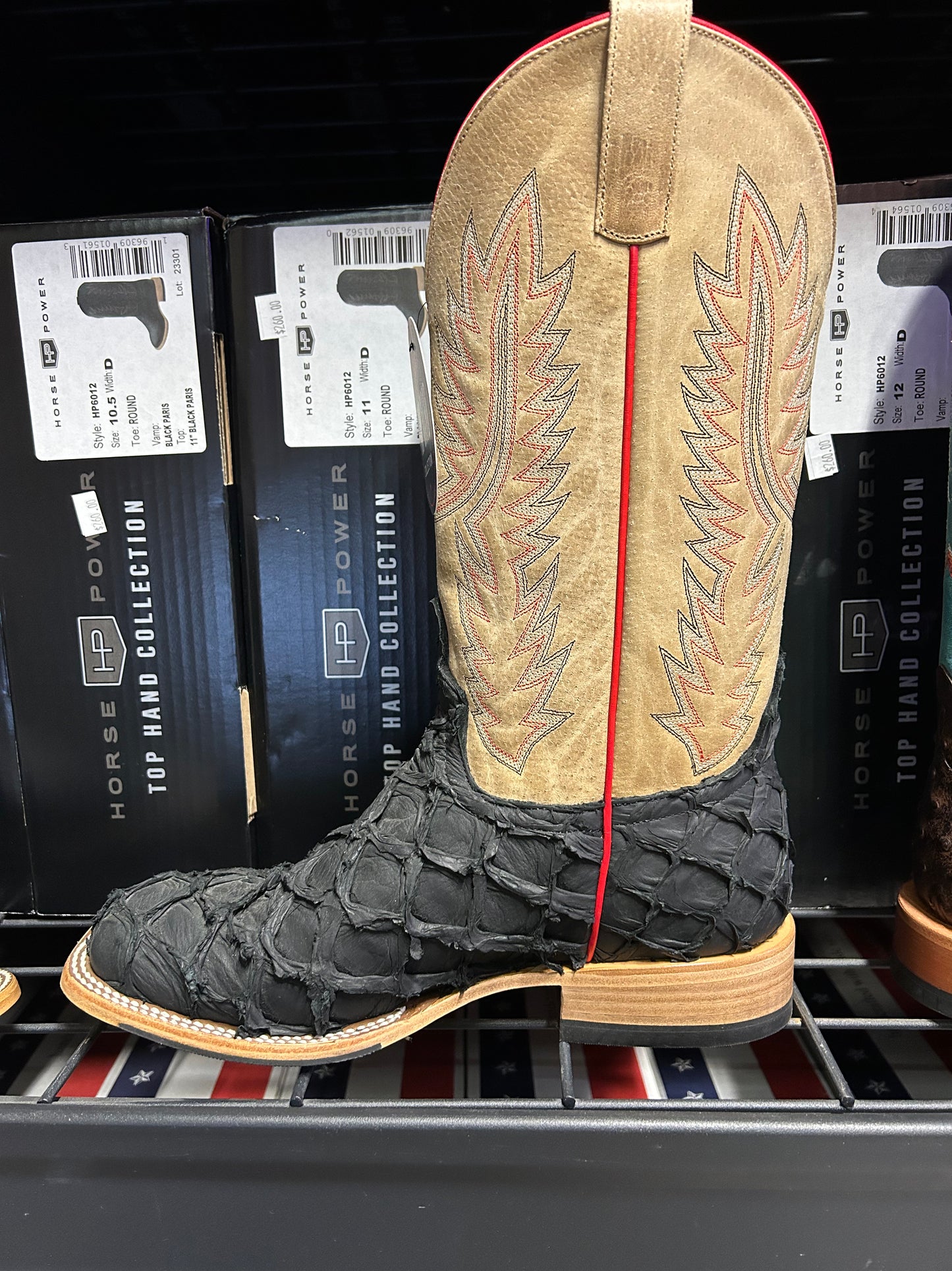 Men's Horse Power Black Big Bass Boot