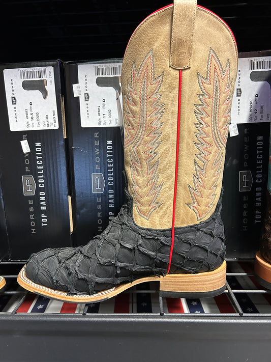 Men's Horse Power Black Big Bass Boot