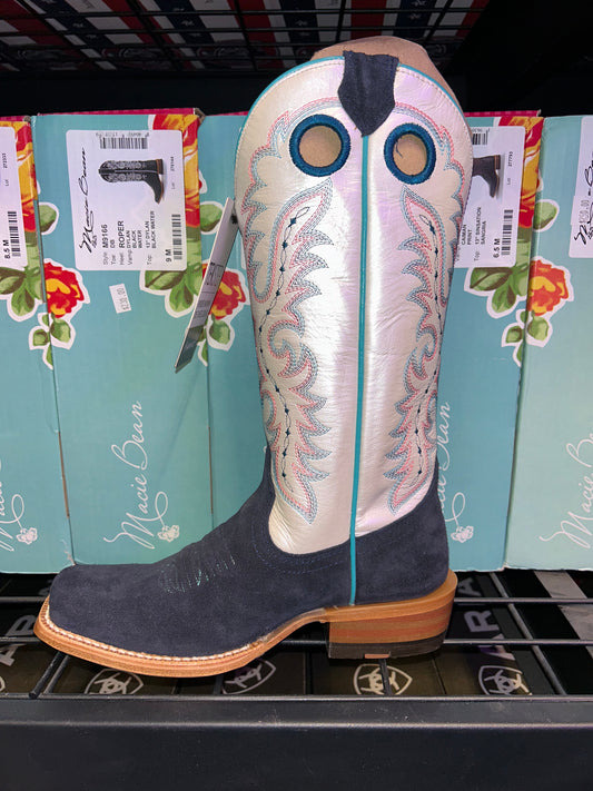 Women's Ariat Futurity Boon Blue Roughout Boot