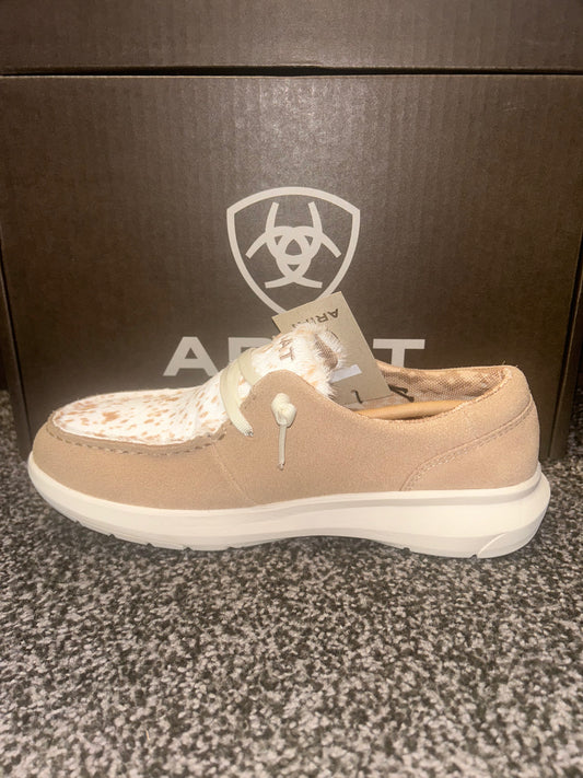 Women's Ariat Walnut Spotted Hair On Shoe