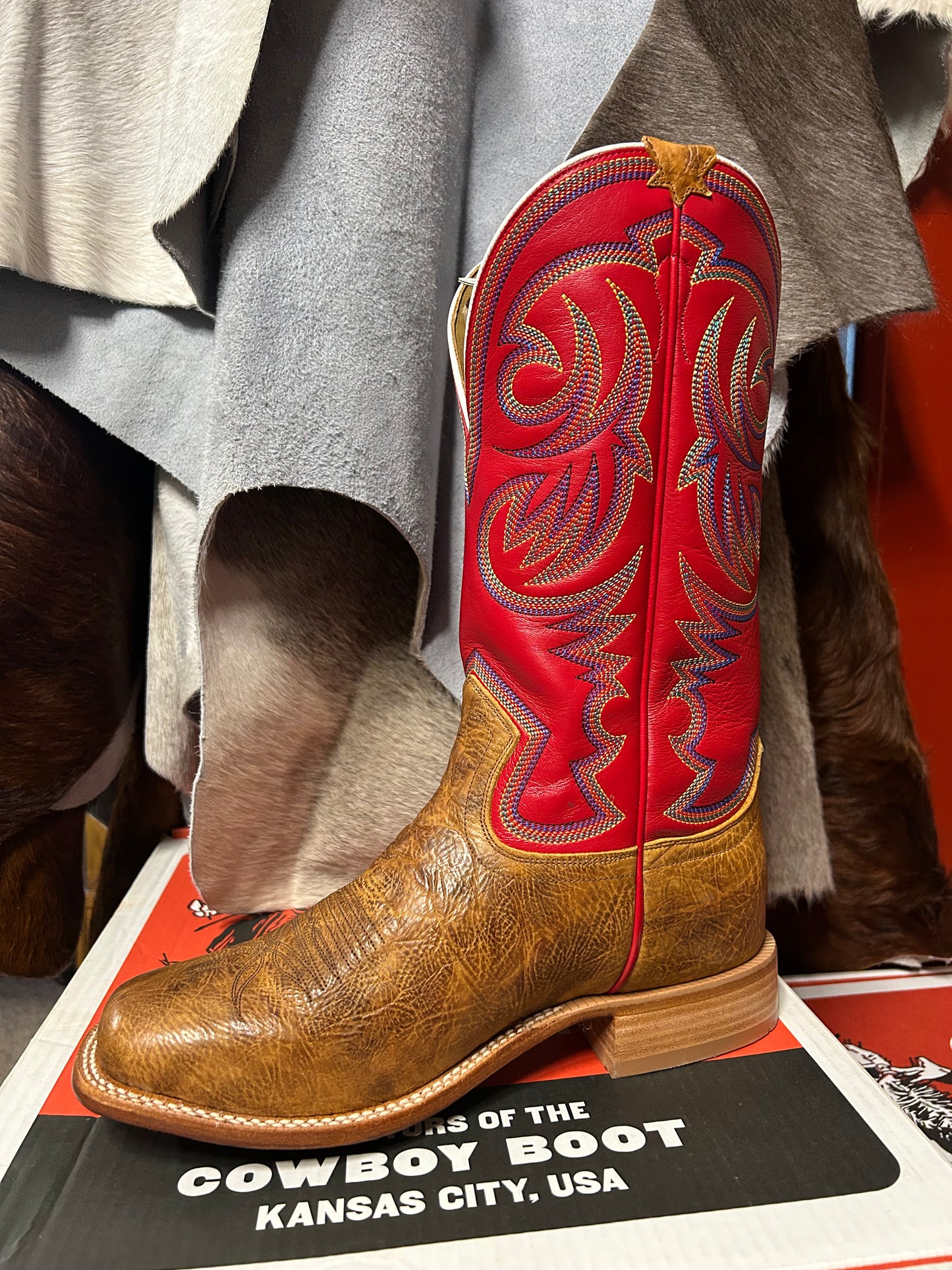 Men's Hyer Sawyer Red Vintage Goat Boot