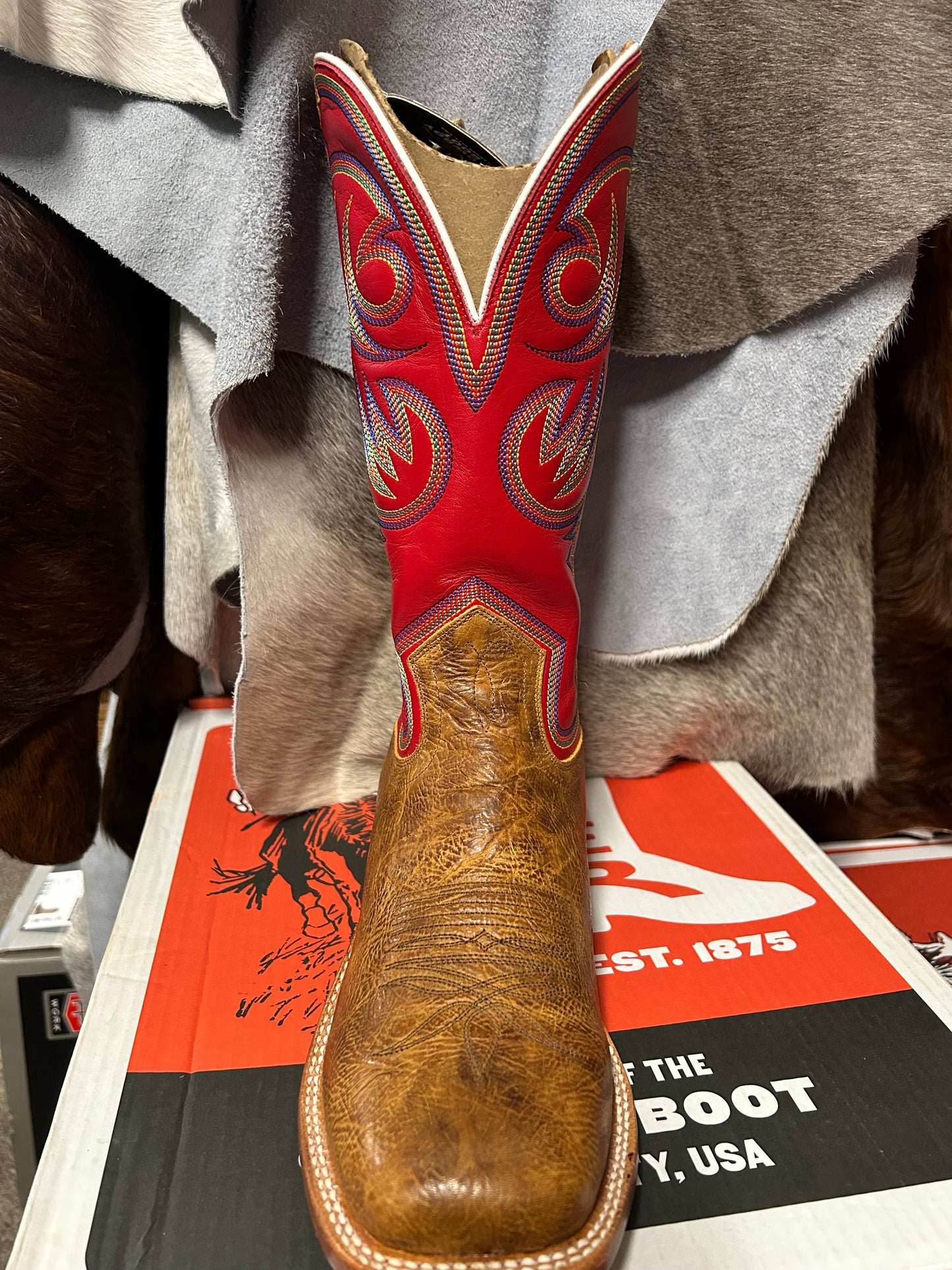 Men's Hyer Sawyer Red Vintage Goat Boot