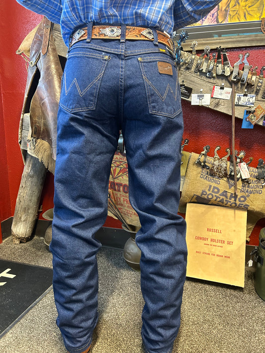 Wrangler Men's 47MWZ Regular Fit Pre-Wash Cowboy Cut Jeans