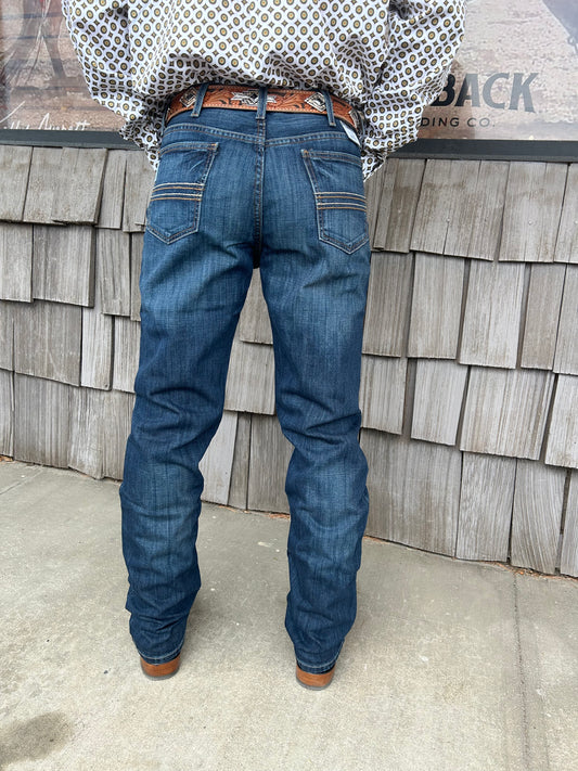 Cinch Men's Silver Label Arena Flex Slim Straight Leg Jeans